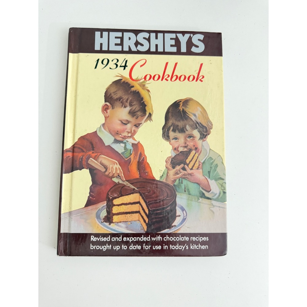 Hershey's 1934 Cookbook Revised Expanded Chocolate Recipes Hardcover 088705627X